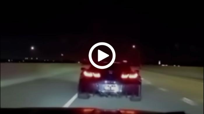 Κόλλησε πίσω του η αστυνομία, τον ξεκόλλησε ο V8 [video]