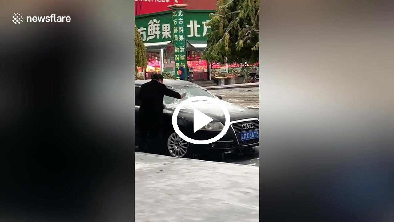 Μην βγάλεις έτσι τον πάγο από το αυτοκίνητο σου [video]