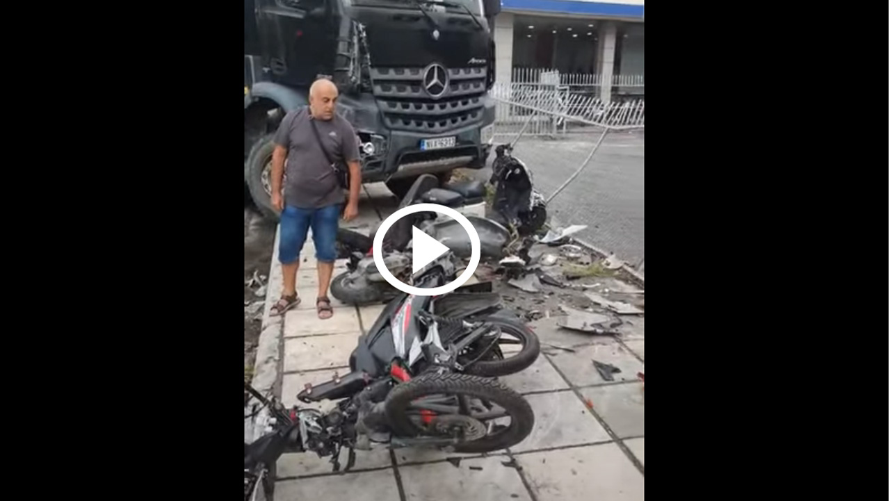 Νταλικέρης στην Σαλόνικα έσωσε ζωή αλλά έφερε την καταστροφή [video]