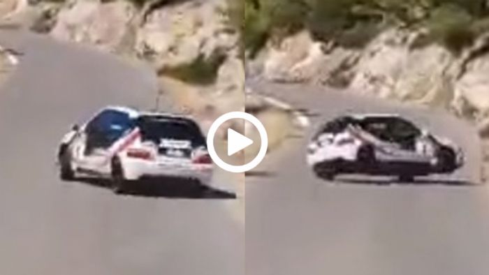 Σοκαριστικό ατύχημα στην Ανάβαση Ψάθας [video]