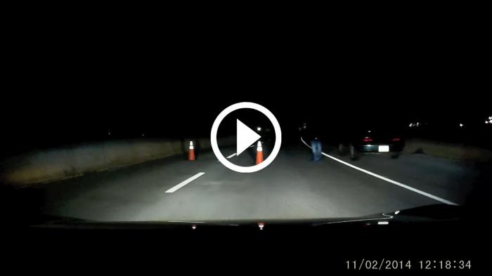 Θα σταματούσες σε αυτό το μπλόκο; [video]