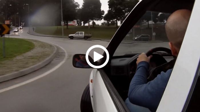 Χέρι απ τα λίγα κάνει σχεδόν τέλειο drift με Peugeot 106 [video]