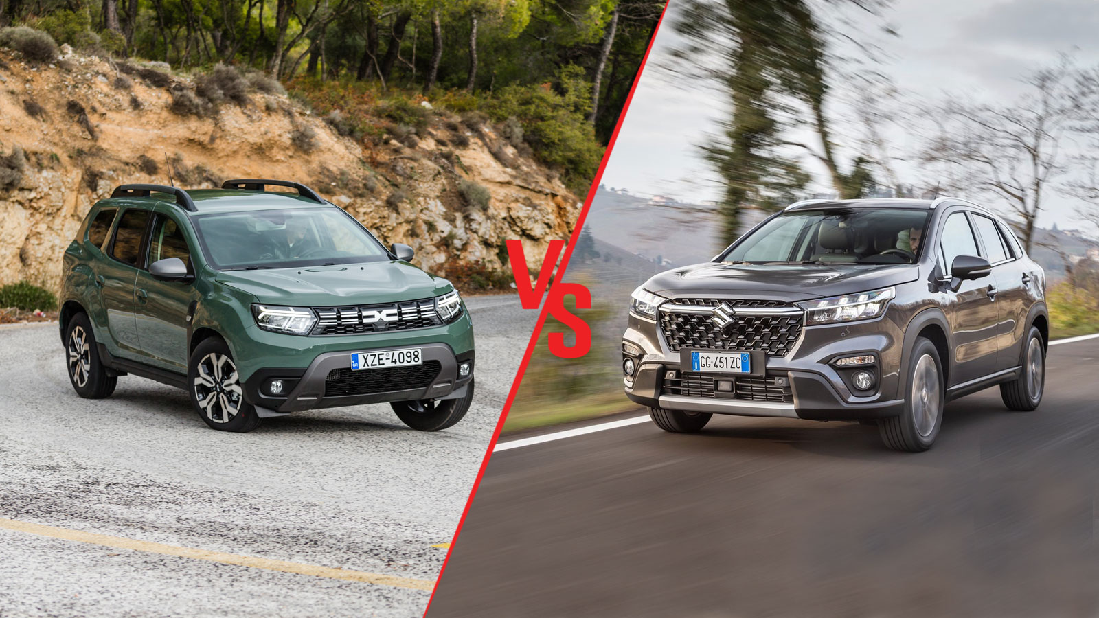 Dacia Duster 130ps VS Suzuki S-Cross 129ps Συγκριτικό