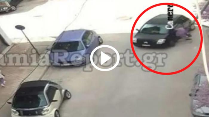 Αδύνατον! Την είδε την γιαγιούλα αλλά την πάτησε [video]
