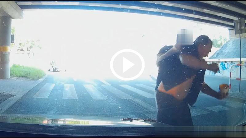 Μεθύστακας είχε όρεξη για μαγκιές, αλλά ο οδηγός δεν είχε [video]