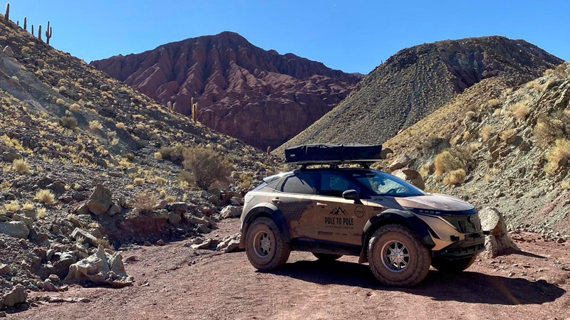 H αποστολή Pole to Pole με το Nissan Ariya διασχίζει την Ν. Αμερική  