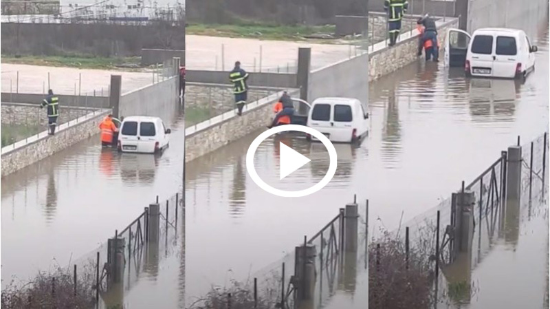 Πυροσβέστης απεγκλωβίζει οδηγό με την πλάτη στην Ηγουμενίτσα [video]