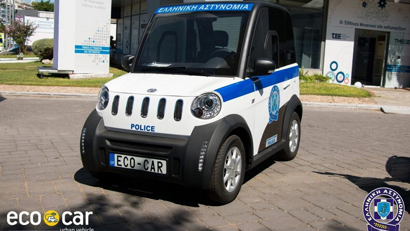 Το μικρότερο περιπολικό της ΕΛ.ΑΣ. βγήκε στους δρόμους της Αθήνας 