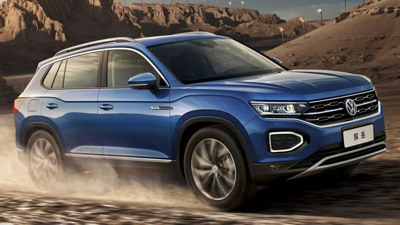 Στην εικόνα βλέπετε το τρέχον Volkswagen Tayron για την αγορά της Κίνας.

