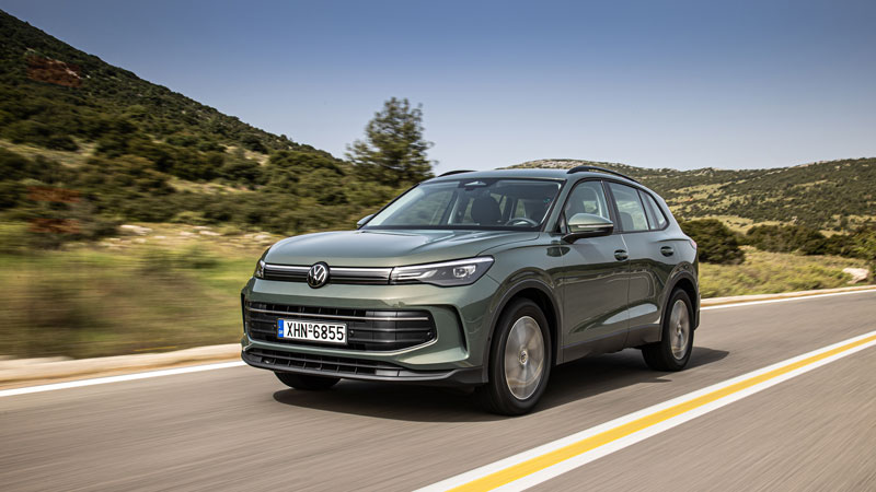 Στο δρόμο το VW Tiguan είναι άνετο, στιβαρό και έχει υψηλή ποιότητα κύλισης