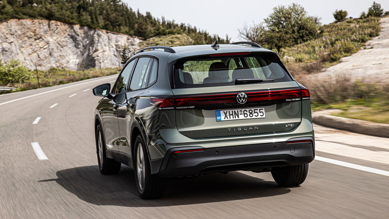 Στο δρόμο το VW Tiguan είναι άνετο, στιβαρό και έχει υψηλή ποιότητα κύλισης