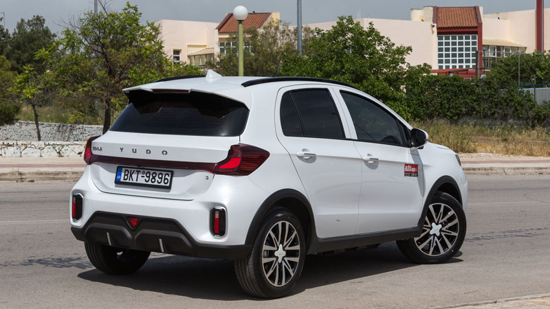 Το Ecocar Yudo έχει στυλάτο σχεδιασμό και «μαζεμένες»  διαστάσεις
