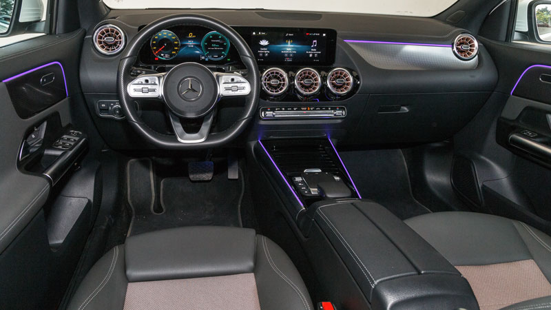 Ποιότητα Μercedes και στο εσωτερικό, με τα υλικά να είναι από το πάνω ράφι