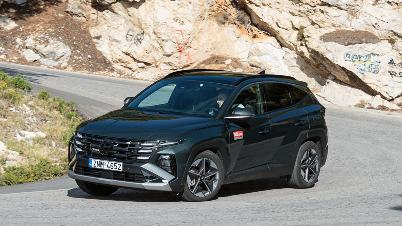 Δοκιμή Hyundai Tucson Hybrid 4WD 215 PS