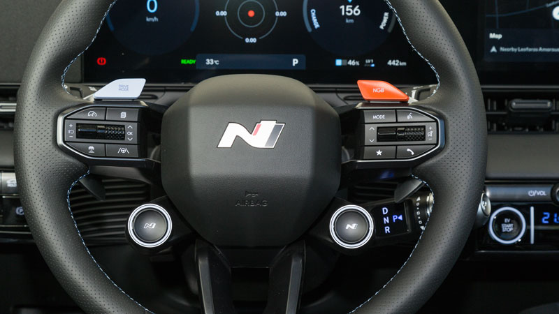 Με bucket καθίσματα, παχύ τριάκτινο τιμόνι, και μπόλικους χώρους για 5 ψηλούς