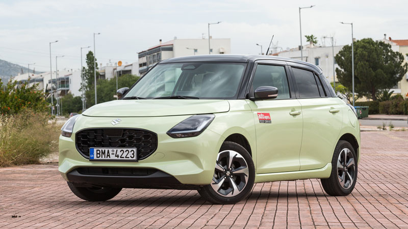 Το νέο Suzuki Swift είναι μοντέρνο σε design και έχει βελτιωμένη αεροδυναμική