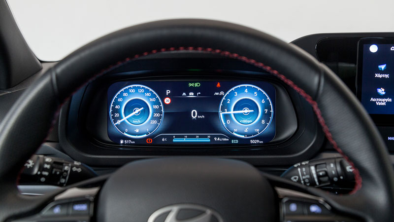 Hyundai I20. Πόσο καλό είναι σε εξοπλισμό άνεσης και ασφάλειας.