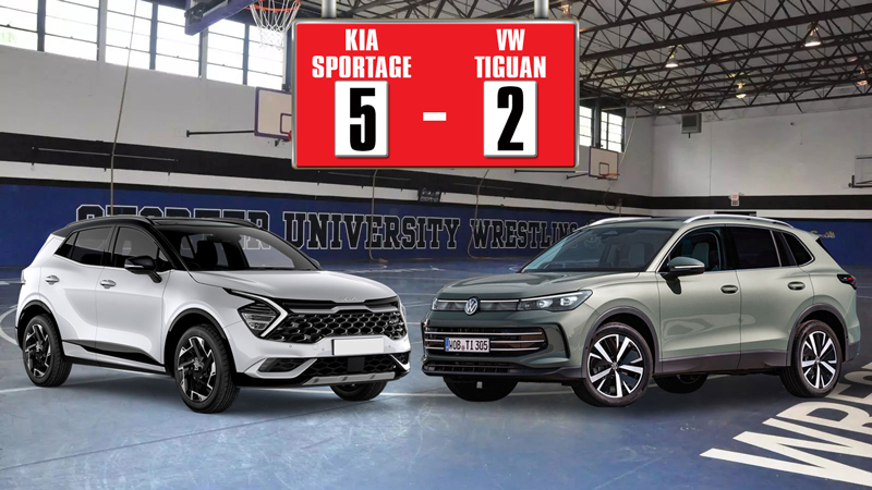 Συγκρίνουμε τo Kia Sportage 1,6 T 160 PS 48V DCT με το VW Tiguan 1,5 eTSI 150 PS DSG