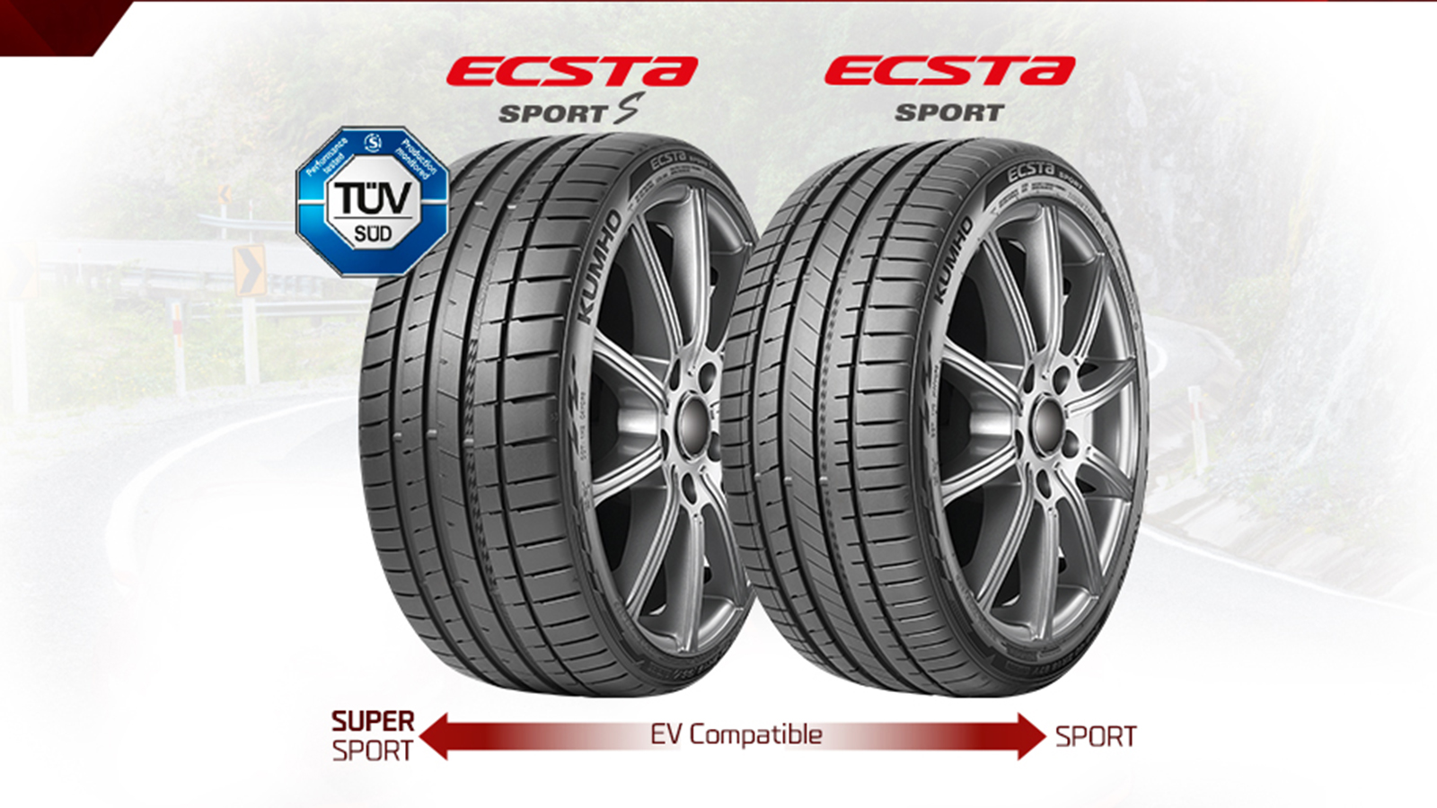 Παρουσίαση ελαστικών: Kumho Ecsta Sport & Ecsta Sport S, γενιάς PS72