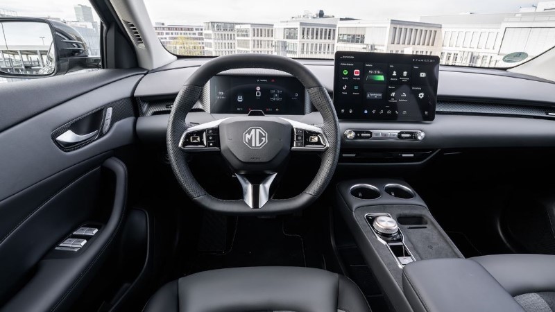 Το εσωτερικό του MG S5 προσφέρει ανώτερη του αναμενομένου ποιότητα