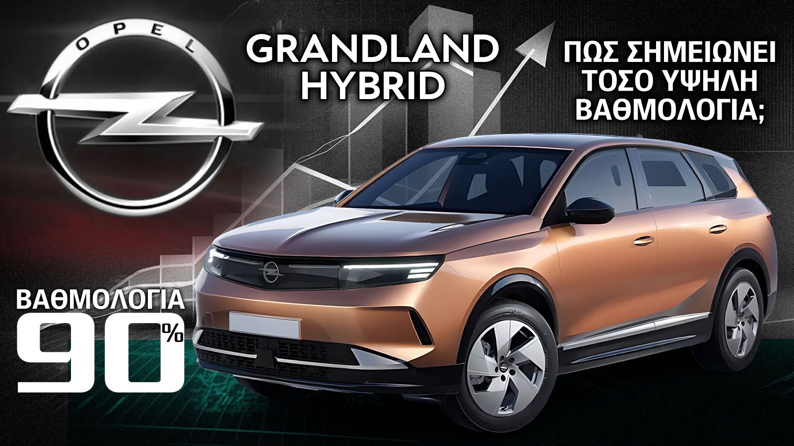 Opel Grandland Hybrid: Πώς σημειώνει τόσο υψηλή βαθμολογία (90%);