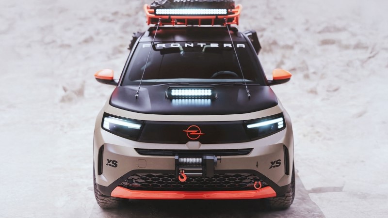 Πρωτότυπο Opel Frontera GRAVEL με σκληροτράχηλη εμφάνιση