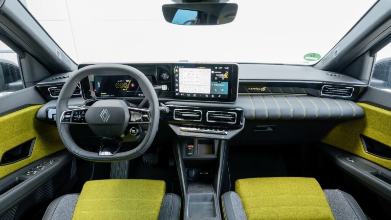 Pop Art στιλ στο εσωτερικό του Renault 5 E-Tech