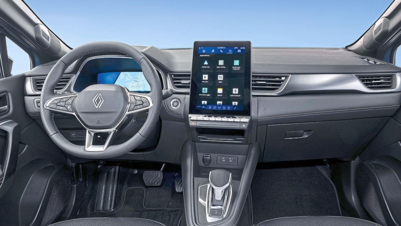 Το σύστημα Infotainment του Renault Symbioz ξεχωρίζει για την ευκολία χρήσης του.