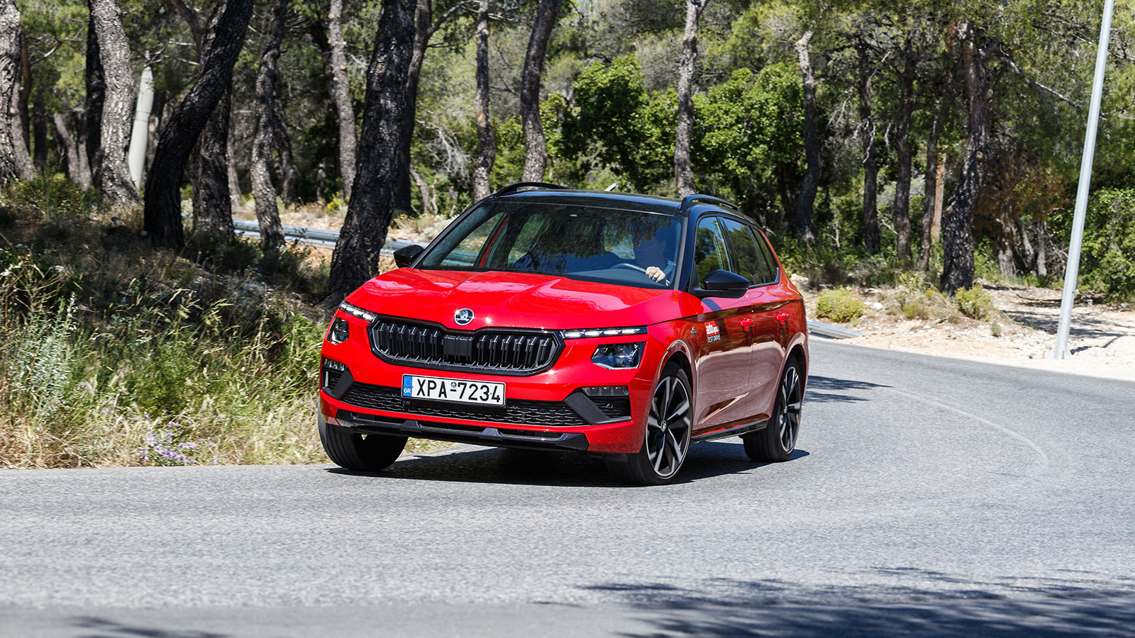 Δοκιμάζουμε και βαθμολογούμε το ανανεωμένο Skoda Kamiq στην έκδοση Monte Carlo.