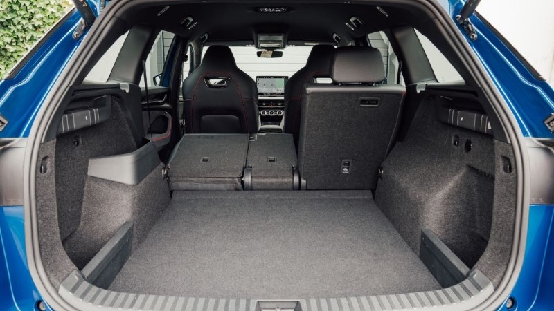 Τεράστιος χώρος αποσκευών 910 λίτρων στο Skoda Kodiaq RS