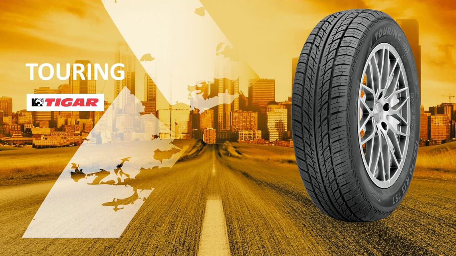 Tigar Touring: Θερινό λάστιχο για αυτοκίνητα πόλης, από 46€