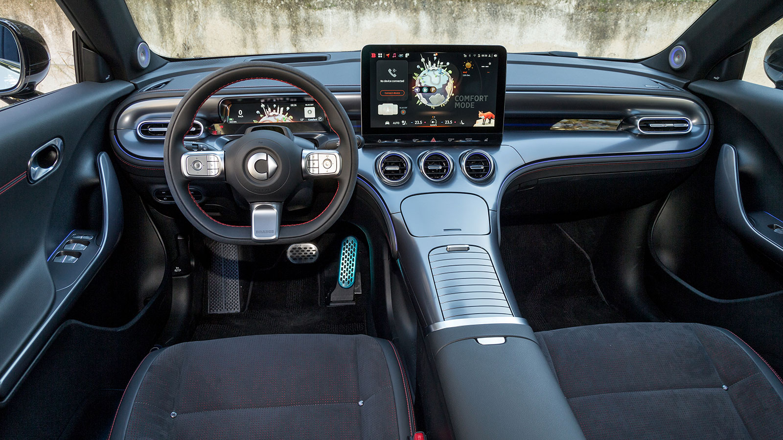 Smart #3. Πόσο καλό είναι σε εξοπλισμό άνεσης και ασφάλειας.