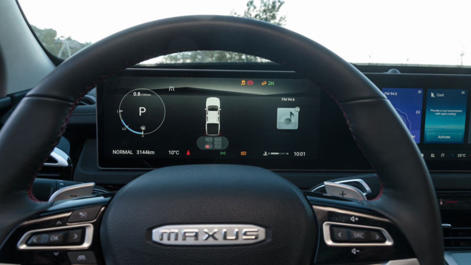 Ο ψηφιακός πίνακας οργάνων του Maxus T60 Max