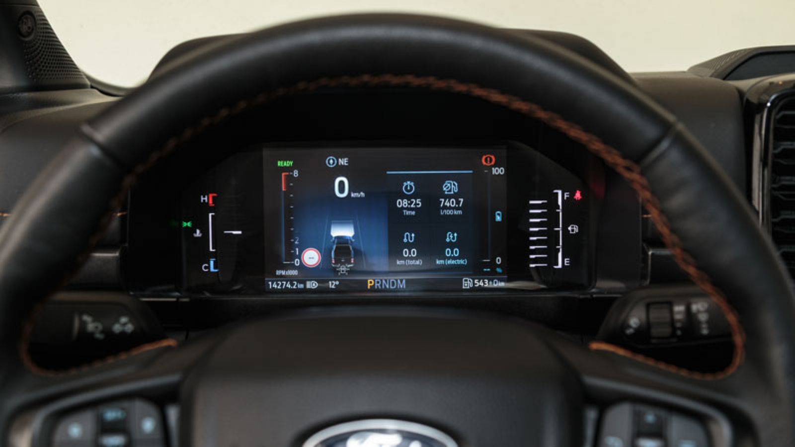 Ο ψηφιακός πίνακας οργάνων του Ford Ranger PHEV