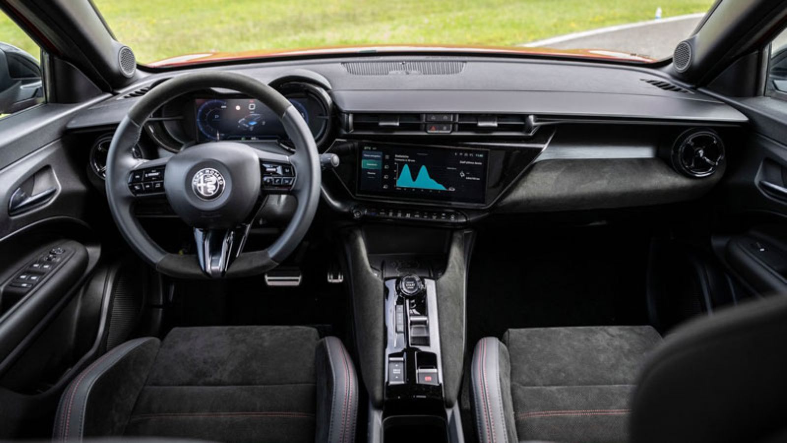 Το εσωτερικό της Alfa Romeo Junior Ibrida