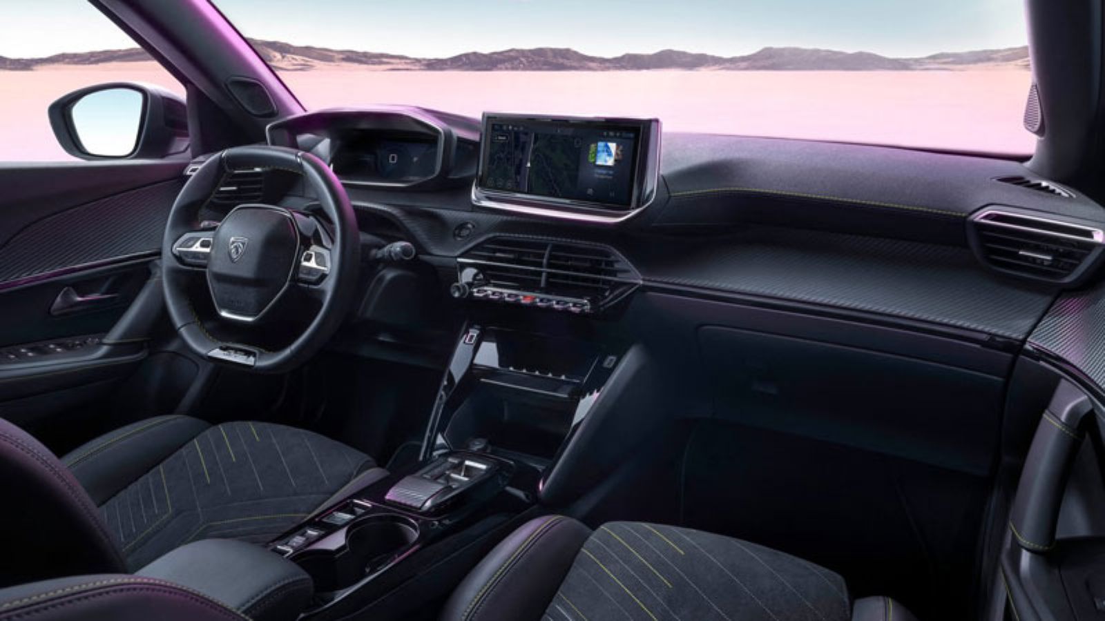 Το εσωτερικό του Peugeot 2008 Hybrid