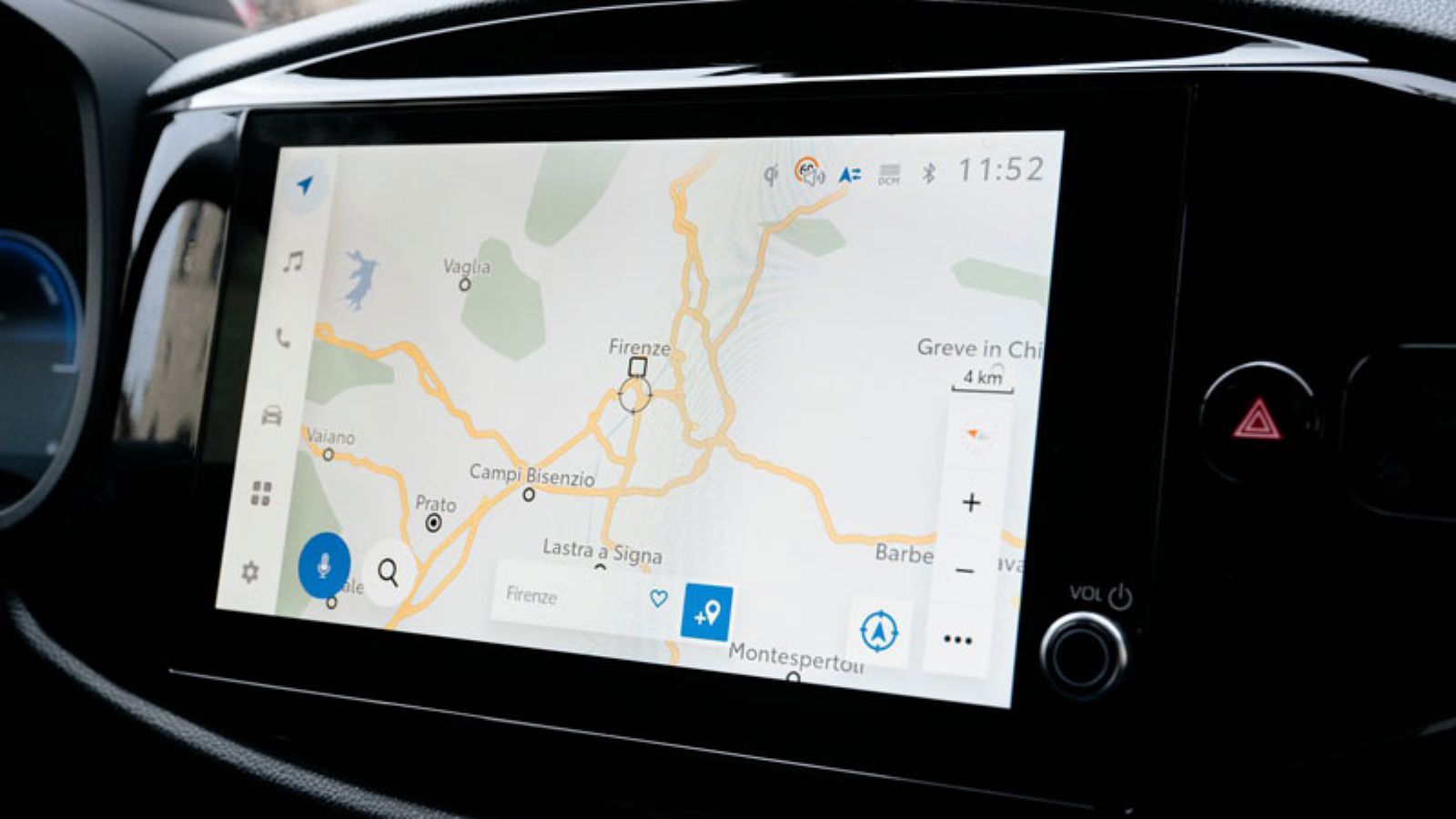 Η οθόνη του συστήματος infotainment του Toyota Aygo X Hybrid