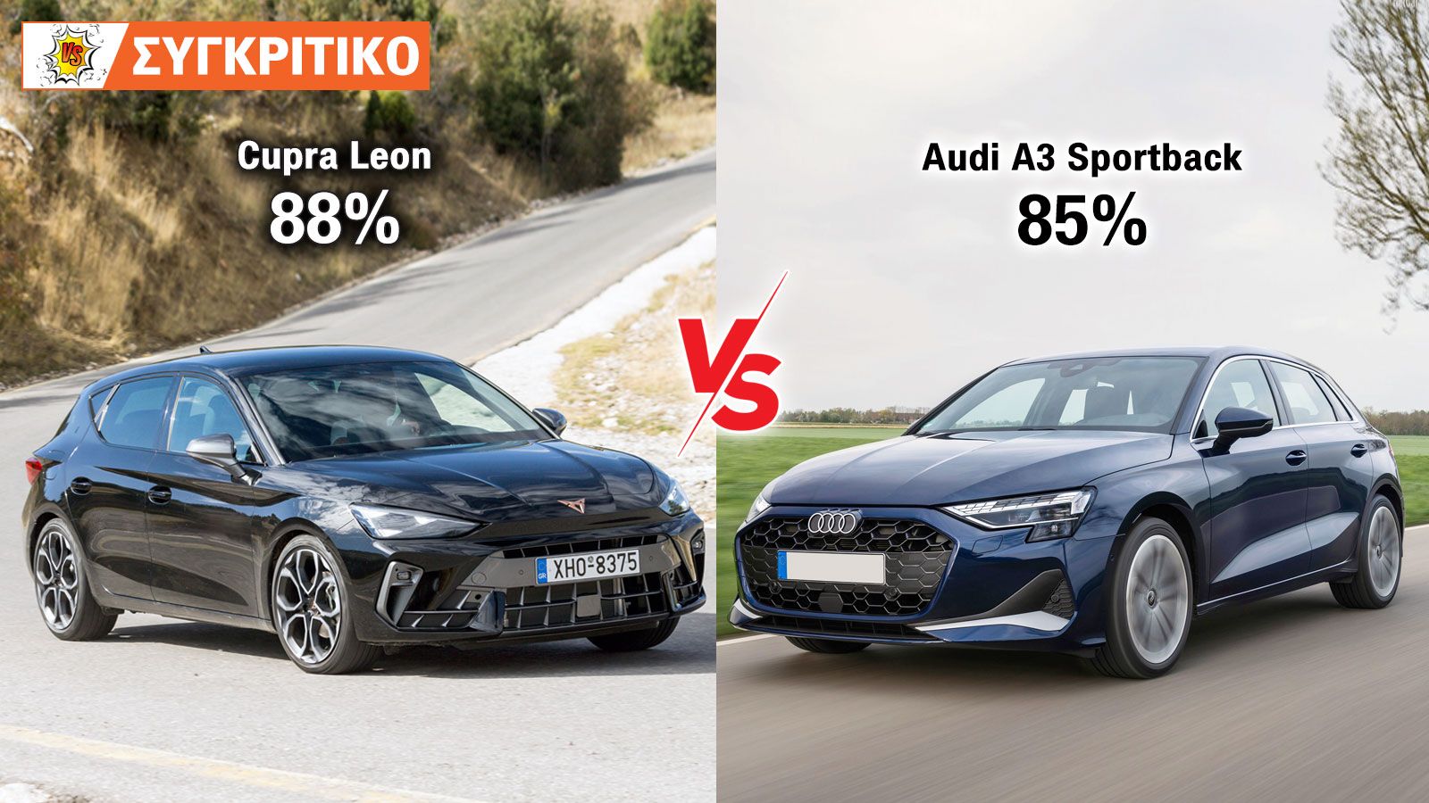 Cupra Leon MHEV 150 PS VS Audi A3 Sportback 150 PS