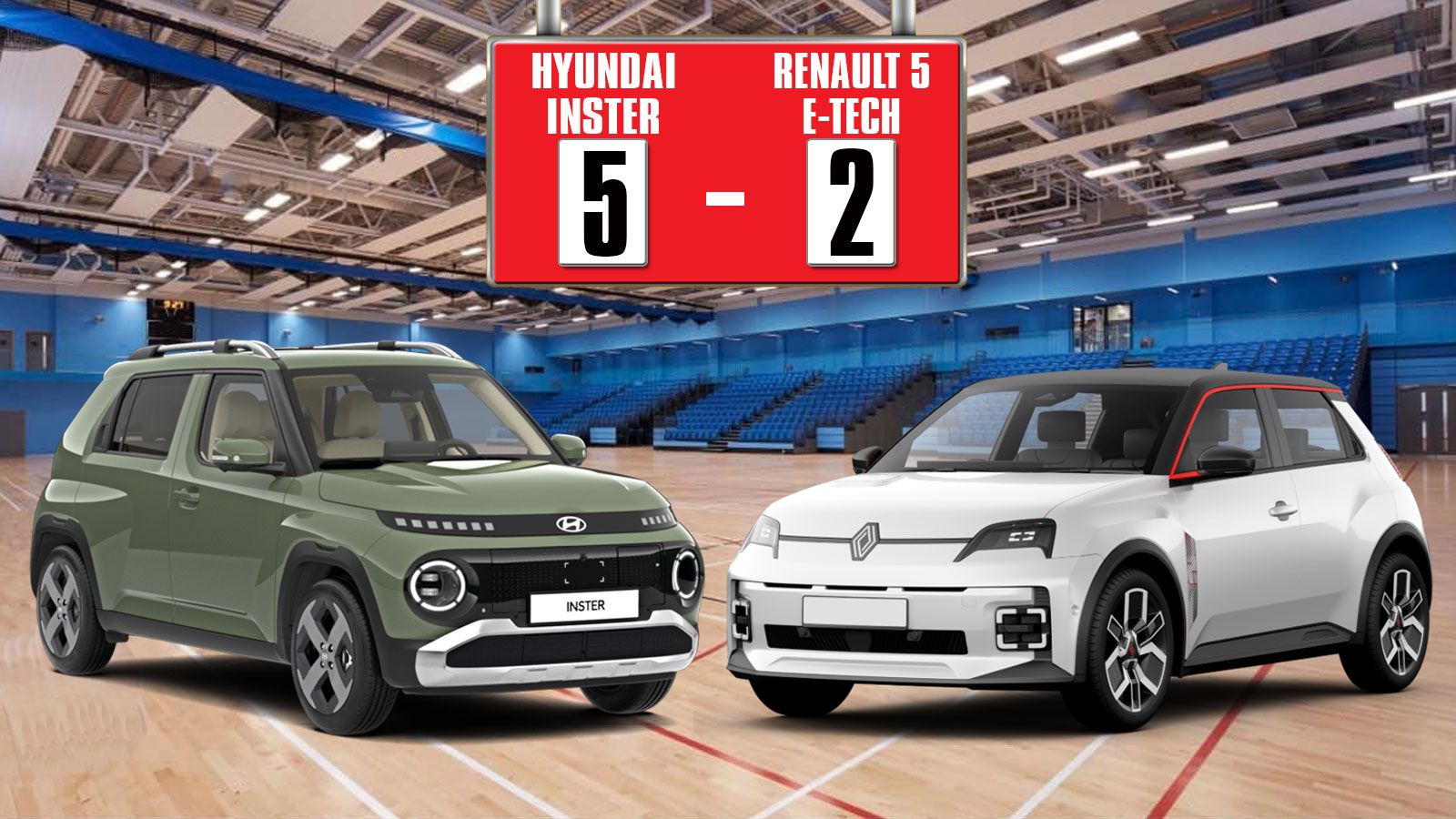 H ουσία του Inster κερδίζει τις εντυπώσεις του Renault 5 E-Tech