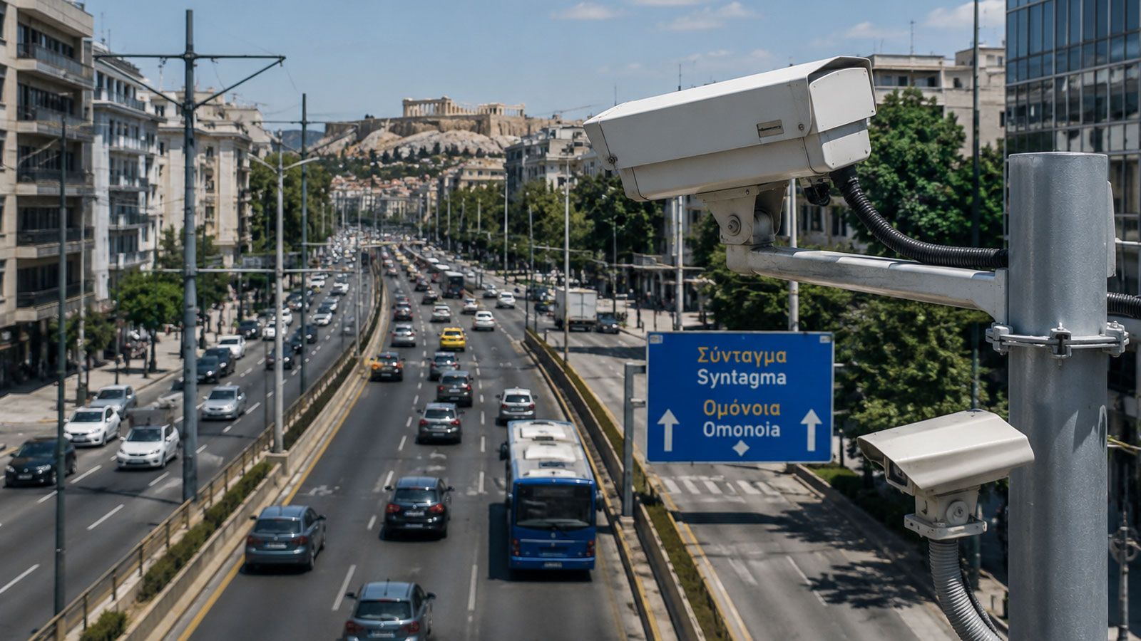 Νέες κάμερες στη Συγγρού: Το κέντρο της Αθήνας γίνεται πλέον «φρούριο» ελέγχων