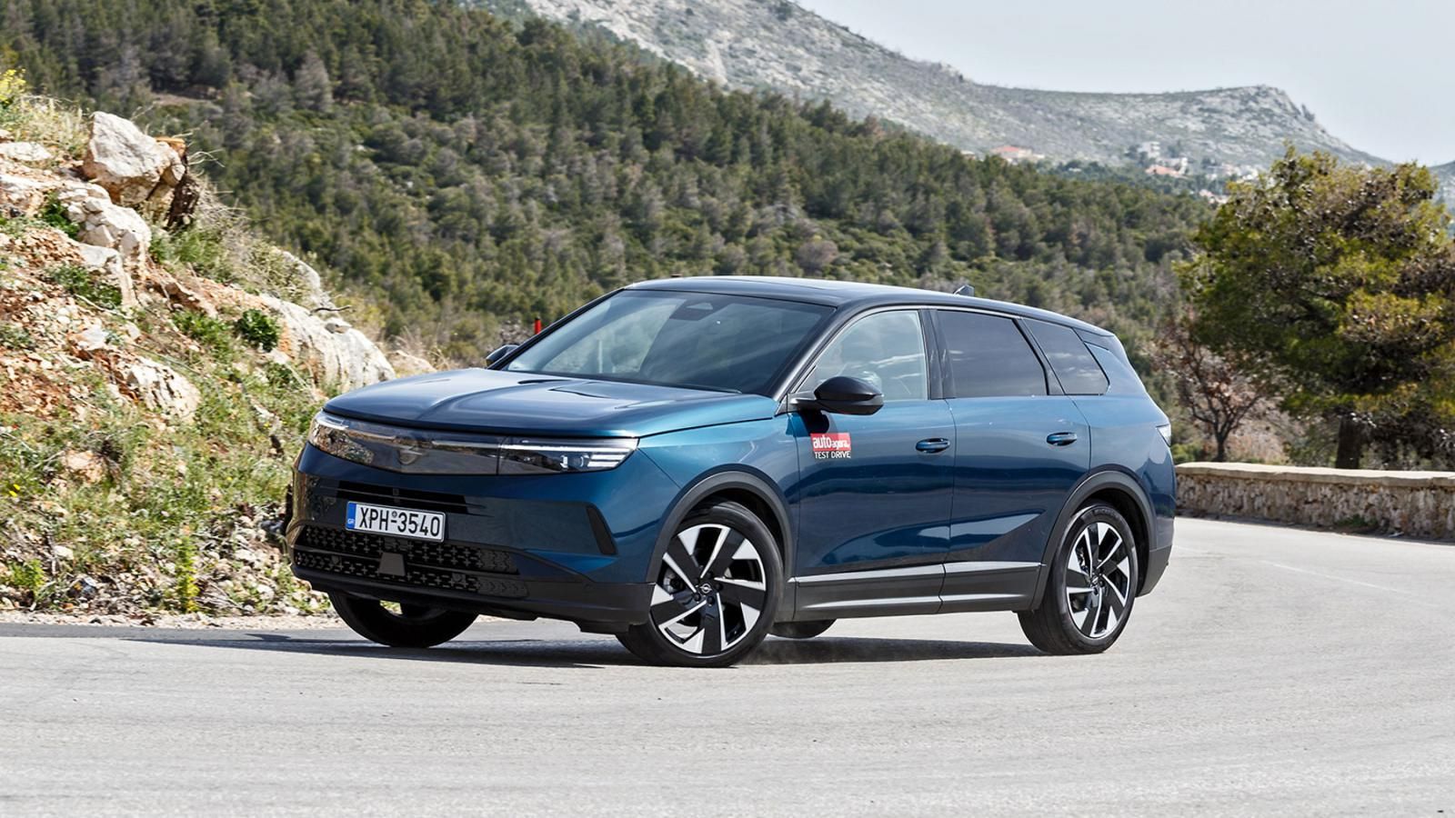 Δοκιμή Opel Grandland hybrid 48V EDCT6 145 PS: Επιβλητικότητα και χώροι