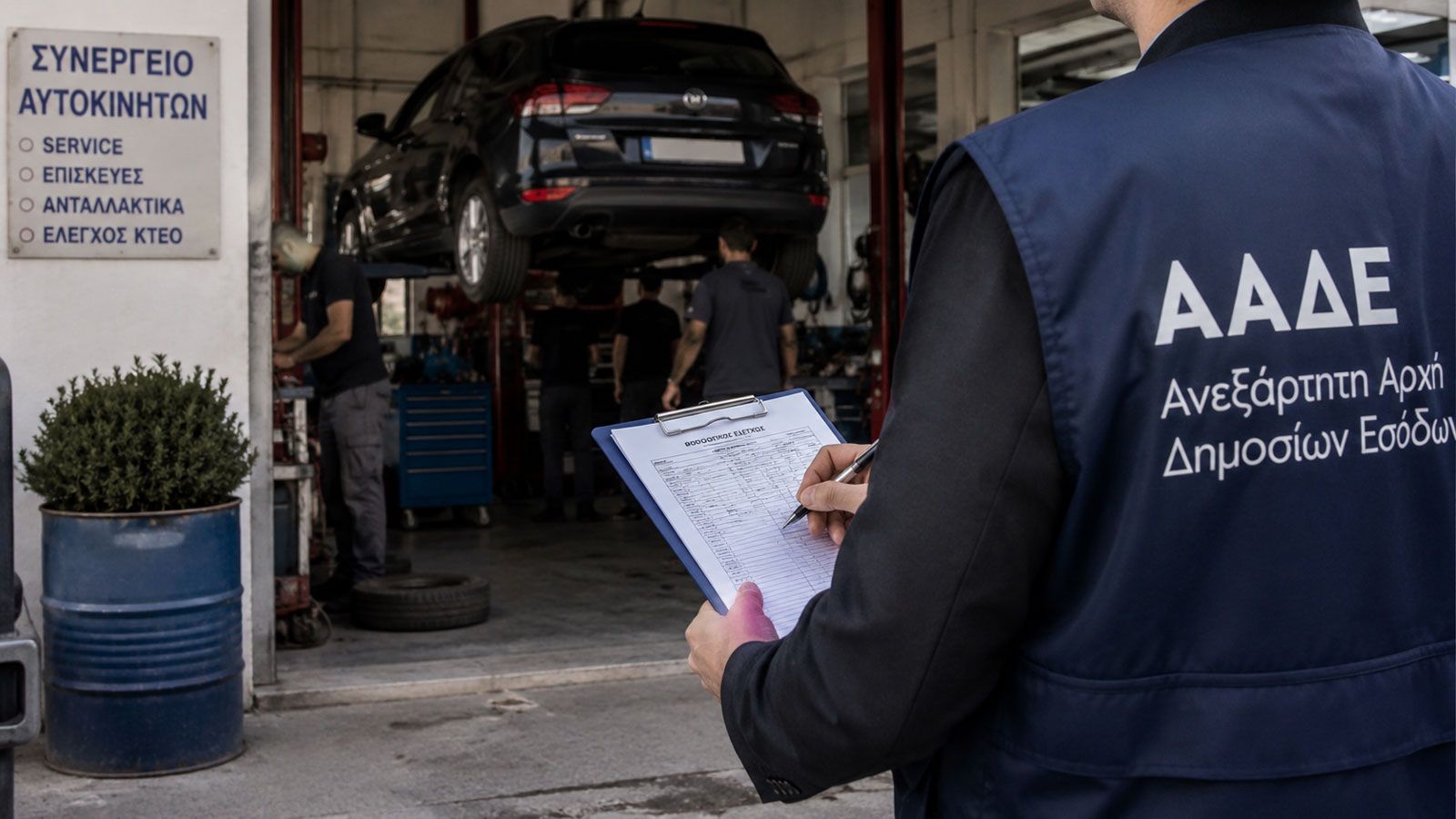 ΑΑΔΕ: Πάνω από 6 στους 10 ελέγχους σε συνεργεία και επιχειρήσεις αυτοκινήτου απο