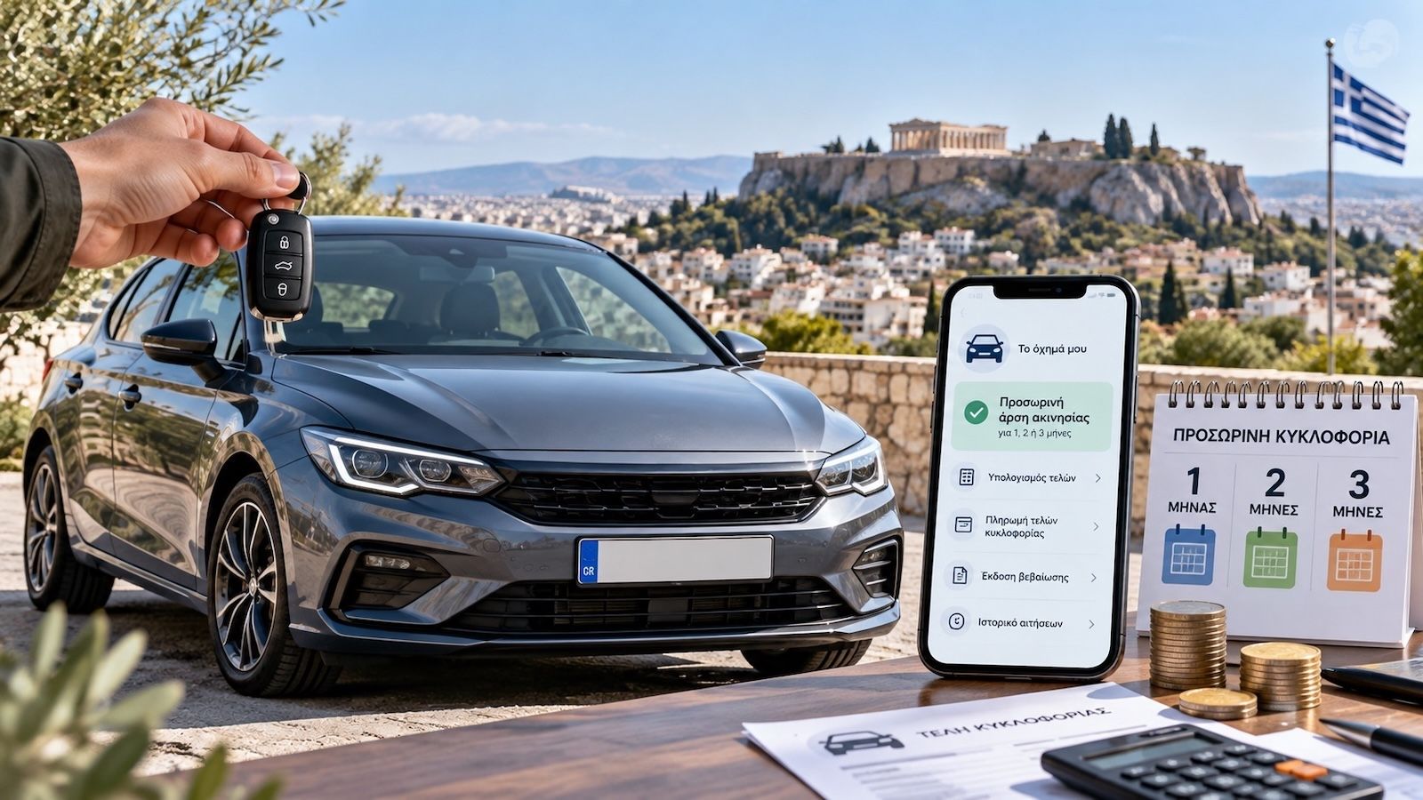 Το αυτοκίνητο βγαίνει από ακινησία για λίγους μήνες - Πόσο πληρώνεις;