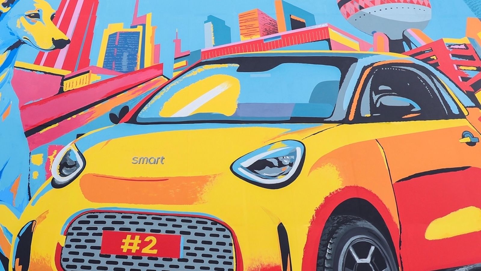 Νέο Smart #2: Αποκαλύπτεται σε street art πριν την πρεμιέρα του