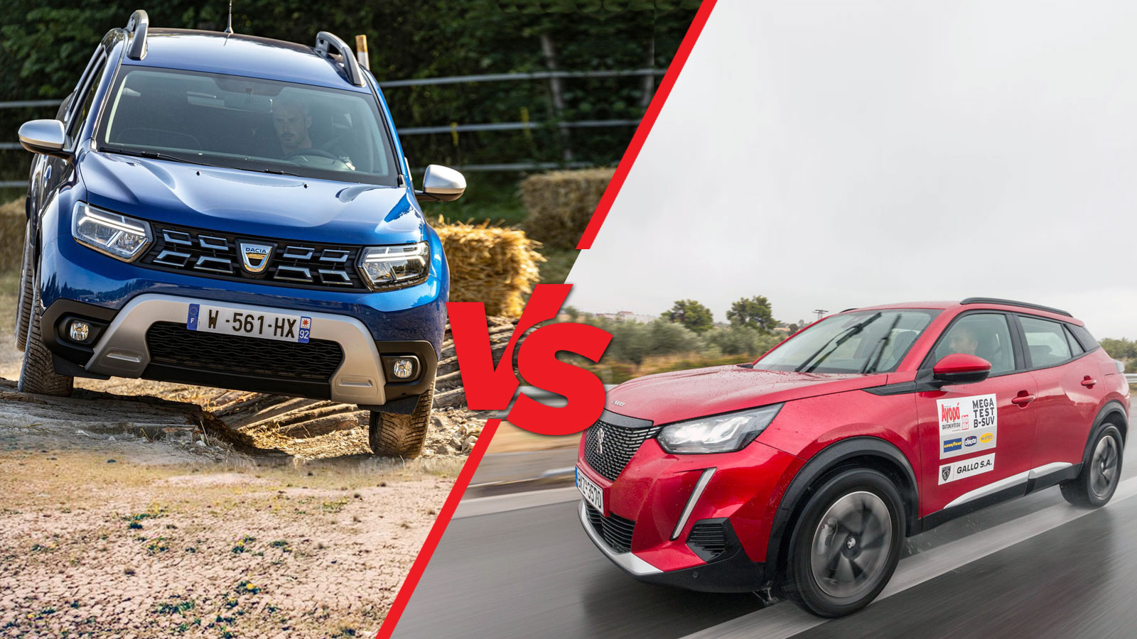 Dacia Duster VS Peugeot 2008: Diesel SUV στα ίδια λεφτά