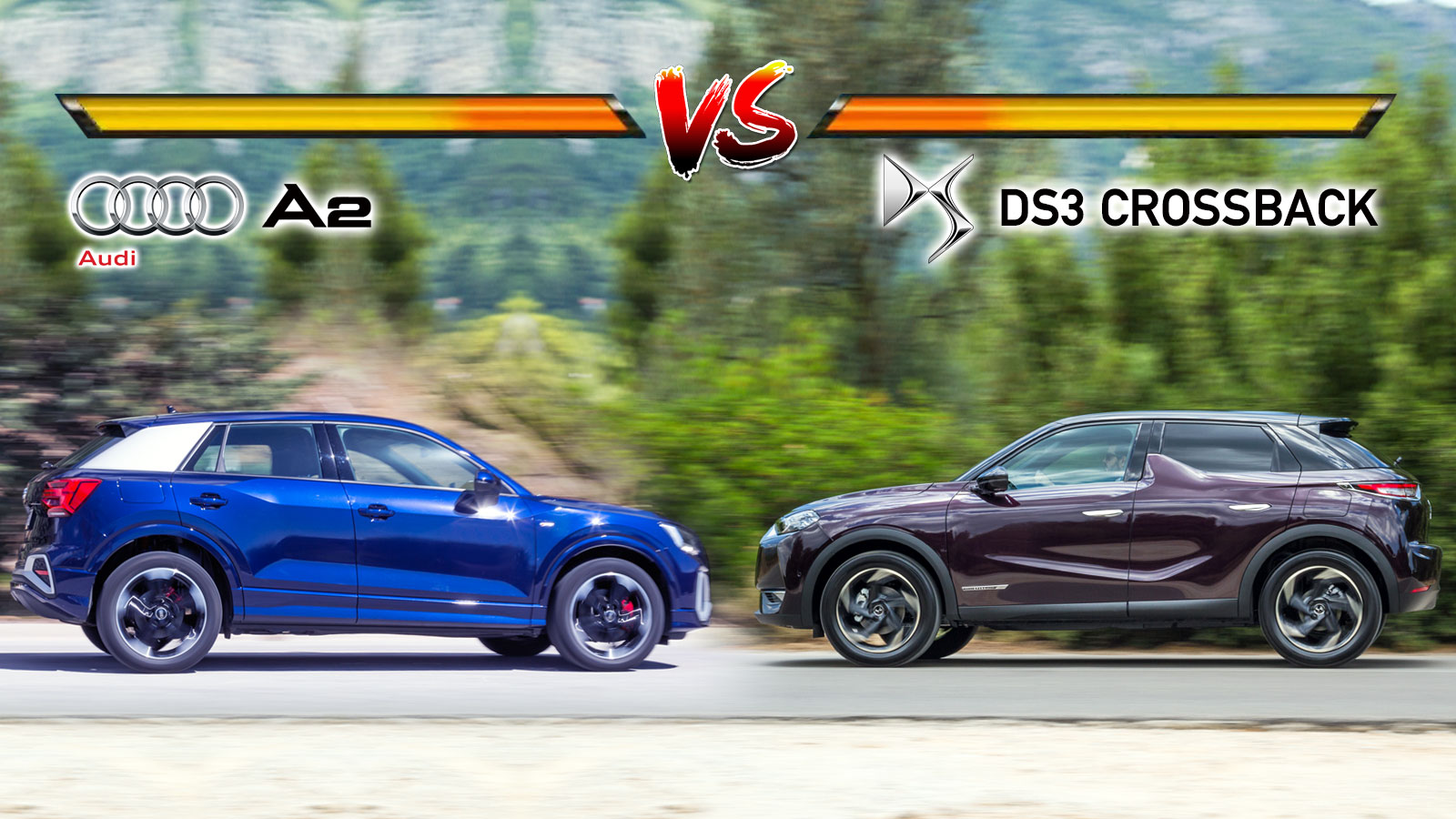 Audi Q2 VS Ds Ds3 Crossback Συγκριτικό