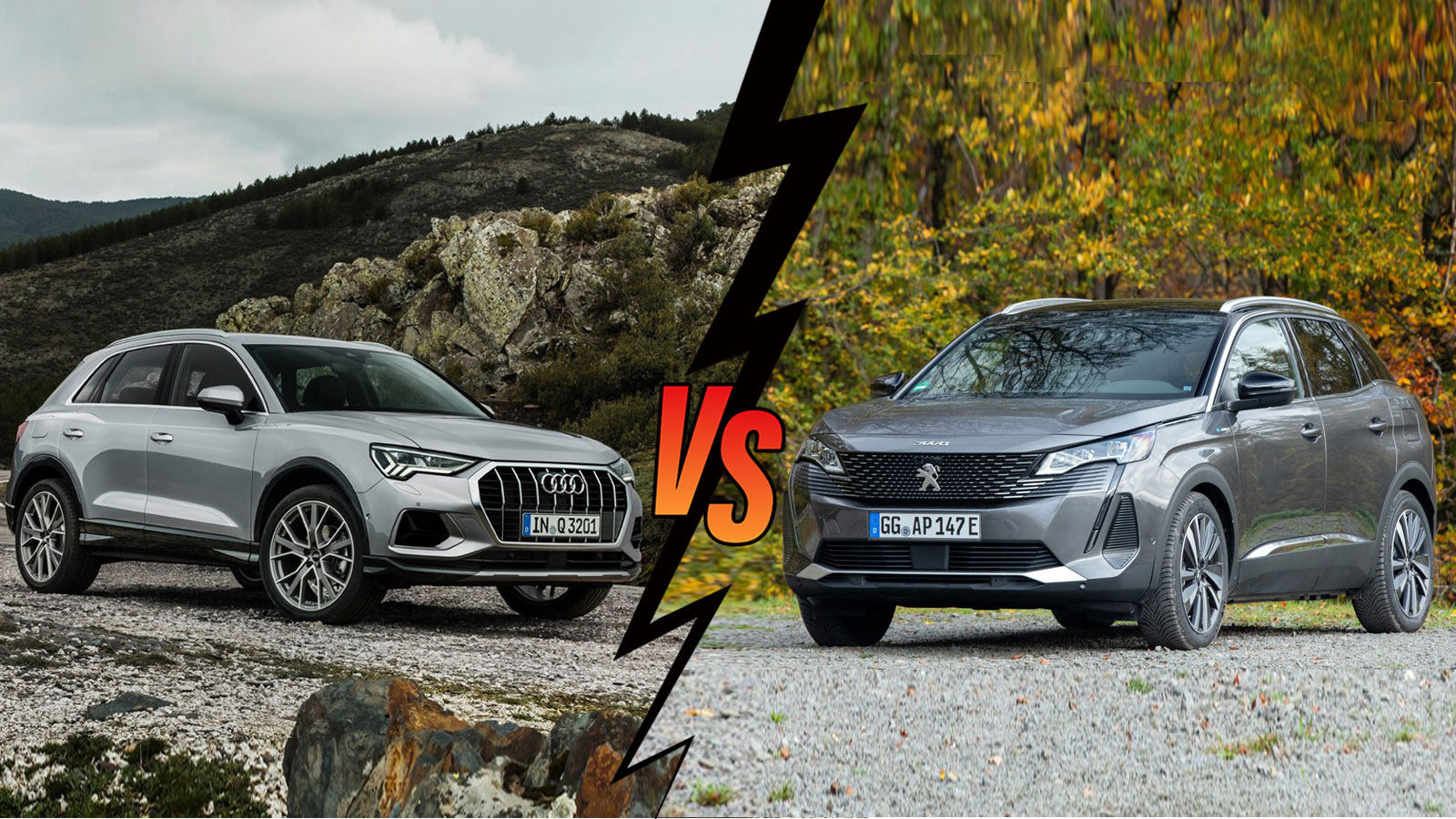 Audi Q3 VS Peugeot 3008 Συγκριτικό