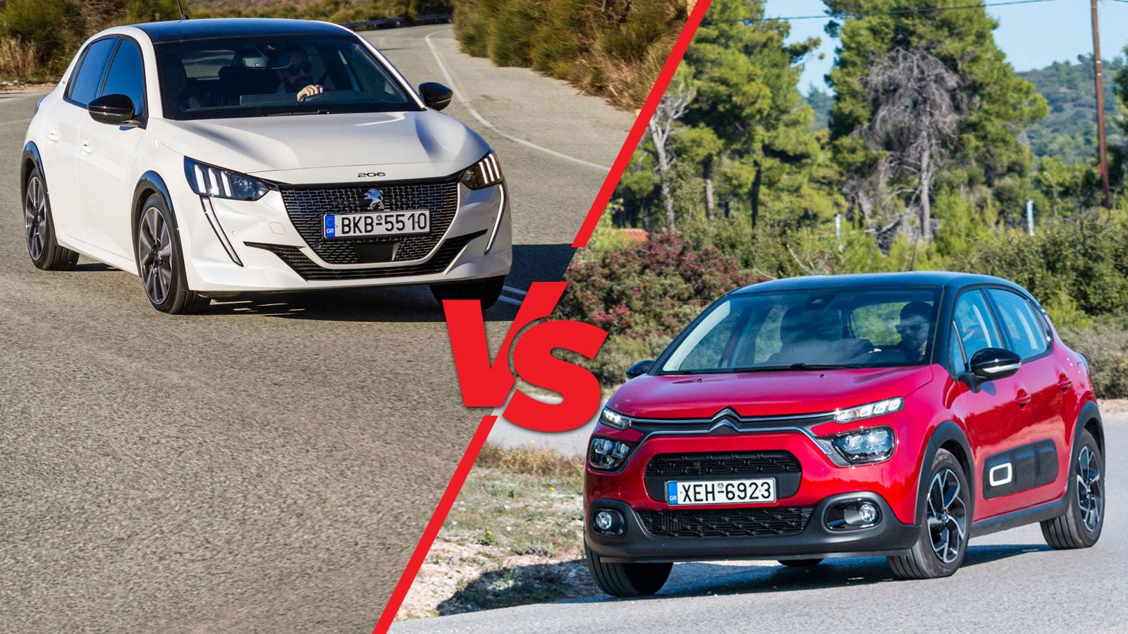 Citroen C3 VS Peugeot 208: Γαλλική άνεση ή χλιδή;