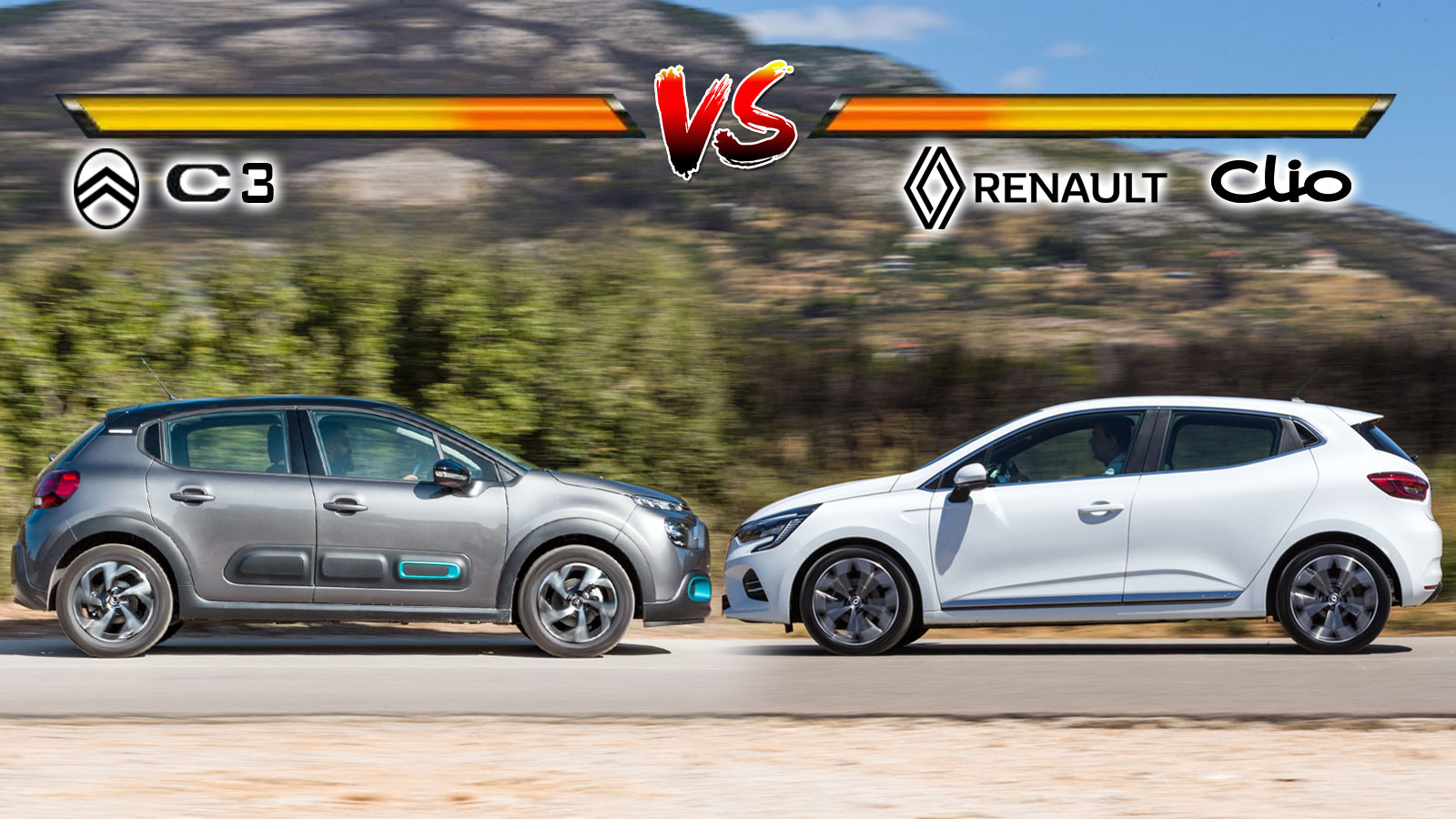 Citroen C3 VS Renault Clio Συγκριτικό