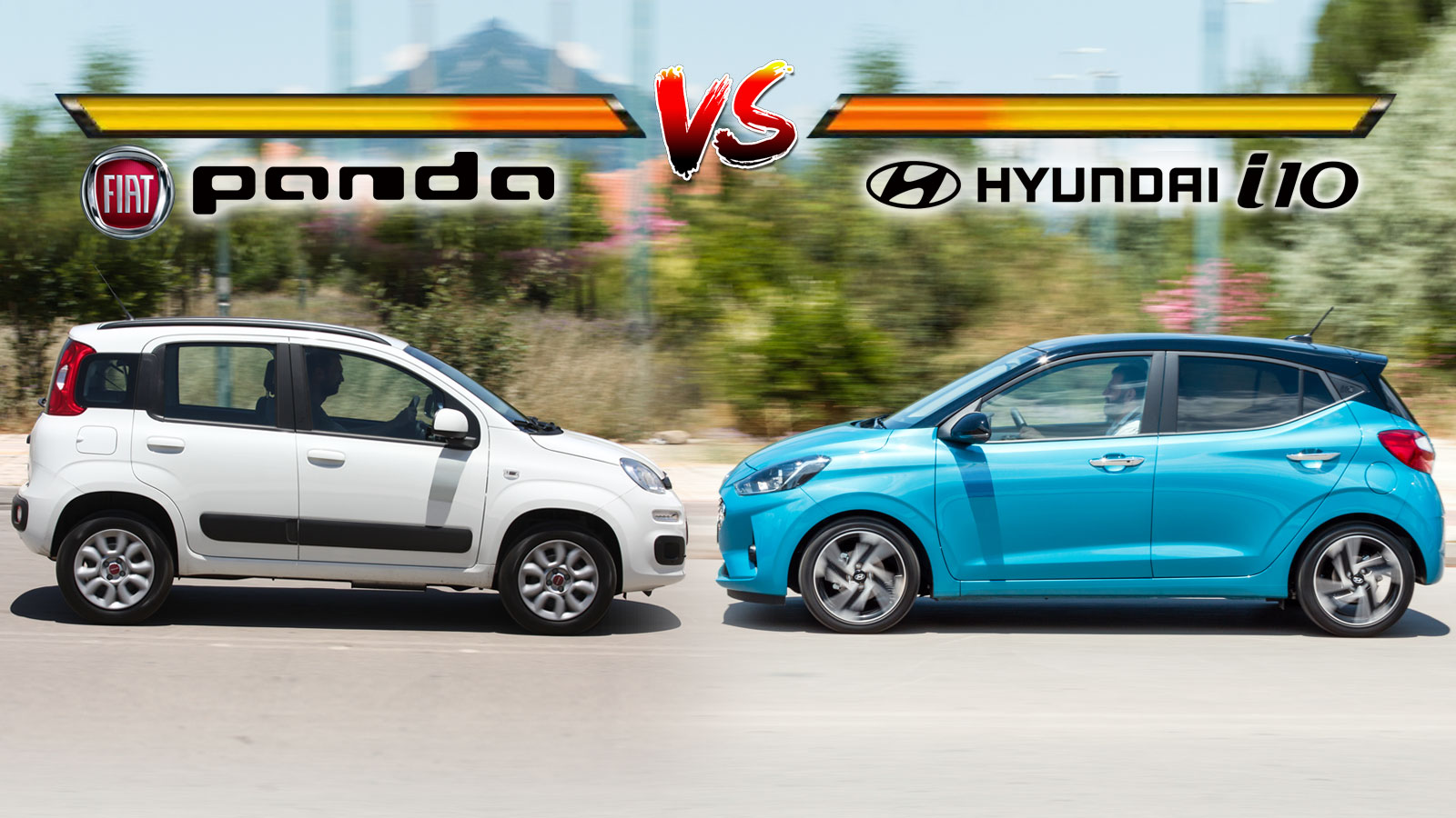 FIAT PANDA VS HYUNDAI i10 Συγκριτικό